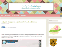 Tablet Screenshot of mushings.com